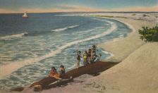 Beach at Sabanilla Resort Development c1940s