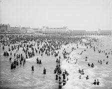 Beach, Atlantic City, N.J., The, c1904. Creator: Unknown