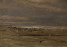 Beach, c1860-1890. Creator: Félicien Rops