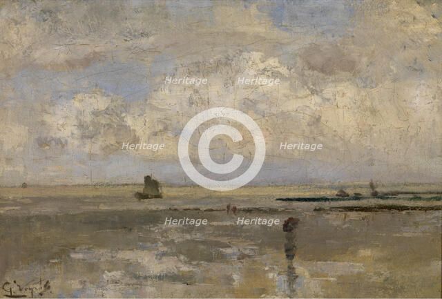 Beach, c1870-1890s. Creator: Guillaume Vogels.