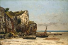 Beach in Normandy, c. 1872/1875. Creator: Gustave Courbet
