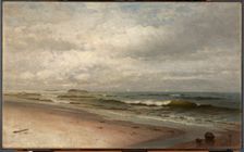 Beach of Bass Rocks, Gloucester, Massachusetts, 1881. Creator: F. K. M. Rehn