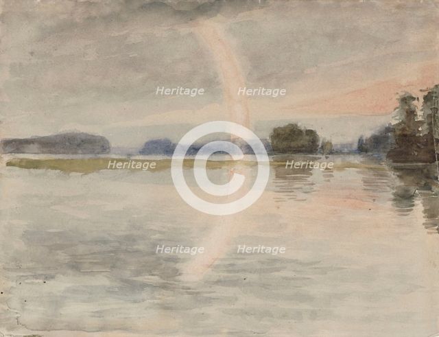 Beach landscape, c1890s. Creator: Albert Edelfelt.