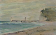 Beach landscape, Fécamp. Creator: Louise Abbema