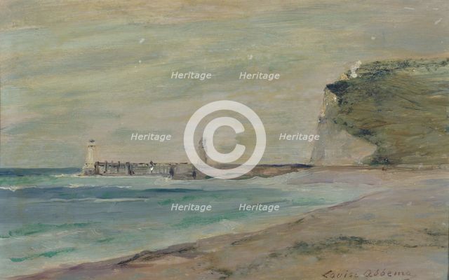 Beach landscape, Fécamp. Creator: Louise Abbema.