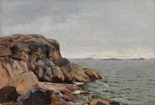 Beach landscape, late 19th-early 20th century. Creator: Eugen Taube