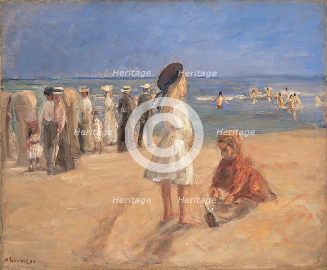 Beach life, 1916. Creator: Liebermann, Max (1847-1935).