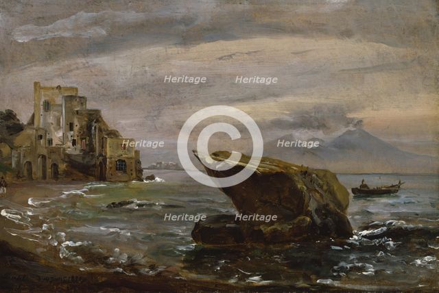 Beach near Posillipo, 1821. Creator: Johan Christian Dahl.