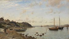 Beach scene, 1882. Creator: Berndt Lindholm