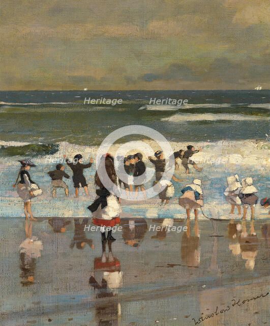 Beach Scene. Artist: Homer, Winslow (1836-1910)