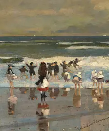 Beach Scene. Artist: Homer, Winslow (1836-1910)