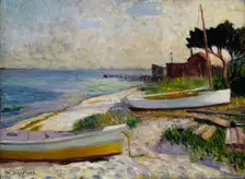 Beach Scene, before 1930. Creator: William James Glackens