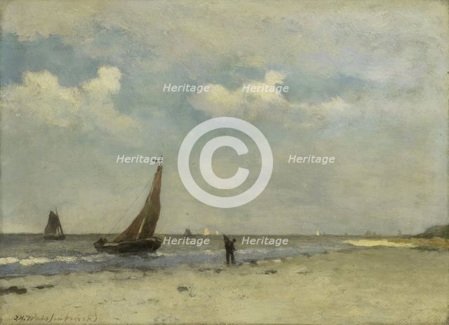 Beach Scene, c.1870-c.1903. Creator: Jan Hendrik Weissenbruch.