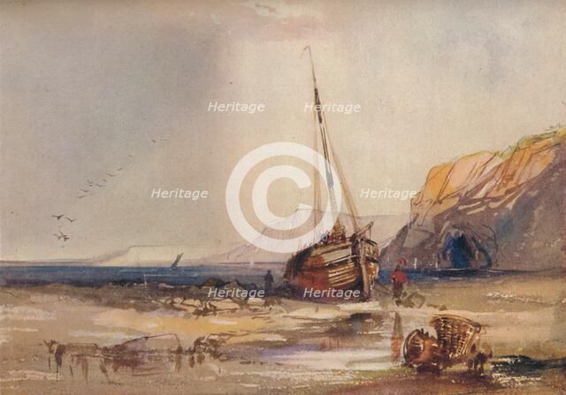 'Beach Scene', c1840. Artist: William Roxby Beverley.