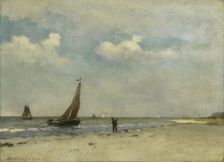 Beach Scene, c.1870-c.1903. Creator: Jan Hendrik Weissenbruch