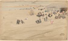 Beach Scene, probably 1885. Creator: James Abbott McNeill Whistler
