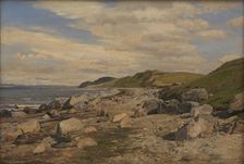 Beach section at Helgenæs, 1877. Creator: Janus Andreas Bartholin la Cour