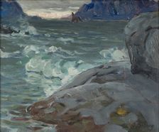 Beach. Study from North Norway, c1900s. Creator: Anna Katarina Boberg