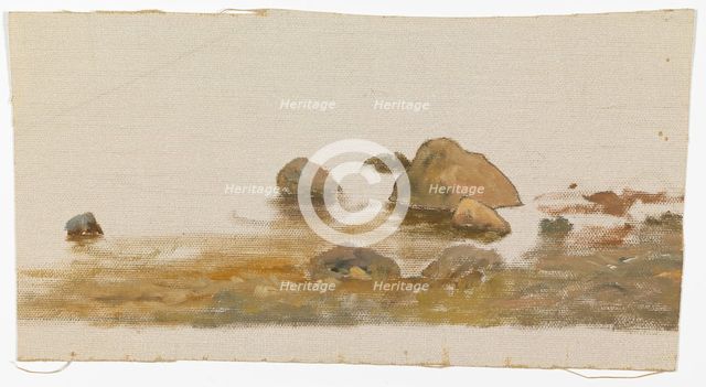 Beach stones, exercise. Creator: Oscar Kleineh.