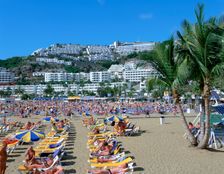 Beach, Puerto Rico, Gran Canaria, Canary Islands. Creator: Peter Thompson