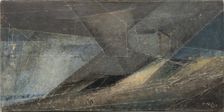Beach under Gloom, 1945. Creator: Feininger, Lyonel (1871-1956)