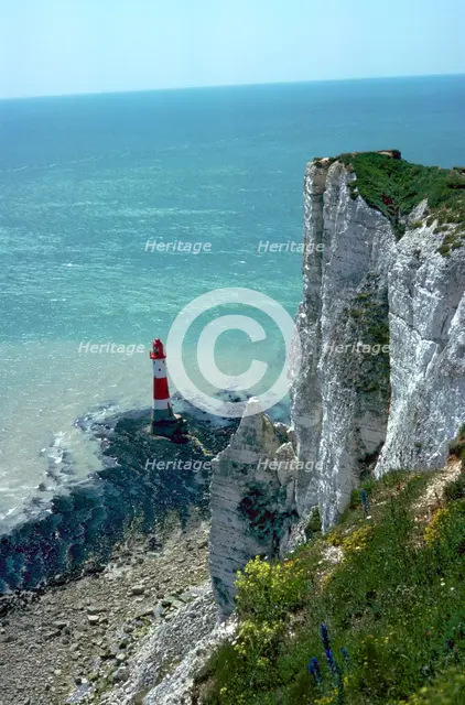 Beachy Head from above.