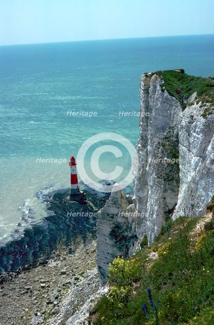 Beachy Head from above.