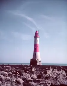 Beachy Head Lighthouse, Sussex, c1955. Creator: Arthur Charles Kirby Ware