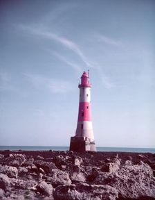 Beachy Head Lighthouse, Sussex, c1955. Creator: Arthur Charles Kirby Ware