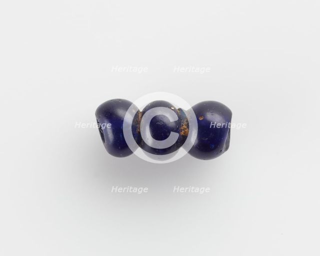 Bead, triple, 4th century. Creator: Unknown.