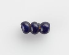 Bead, triple, 4th century. Creator: Unknown