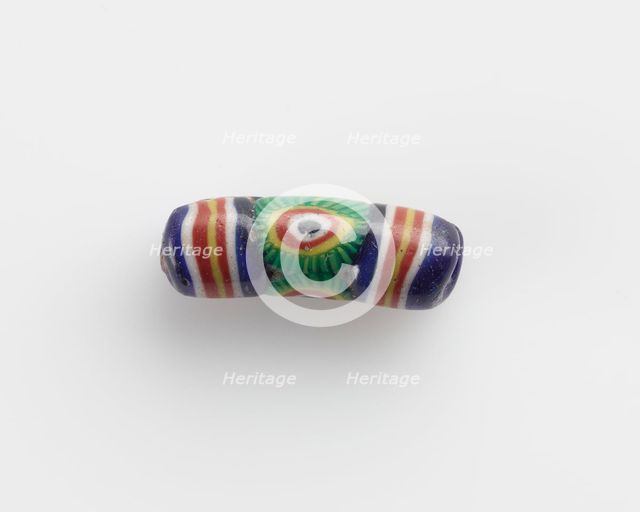 Bead, tubular, 1st century. Creator: Unknown.