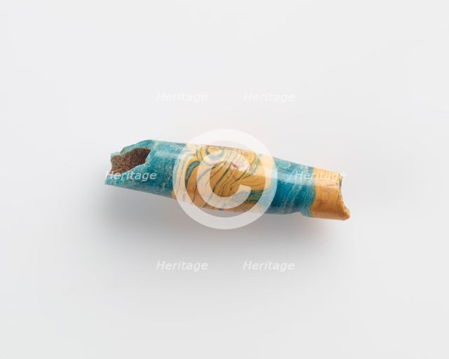 Bead, tubular: in a fragmentary state, 500-400 BCE. Creator: Unknown.