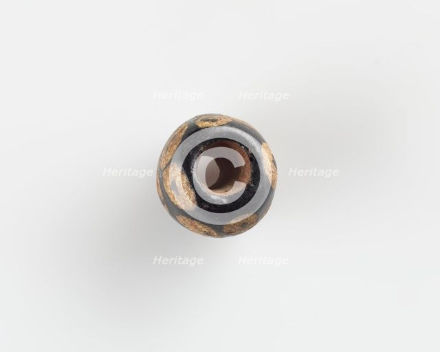 Bead, with a large conical bore, 6th century. Creator: Unknown.