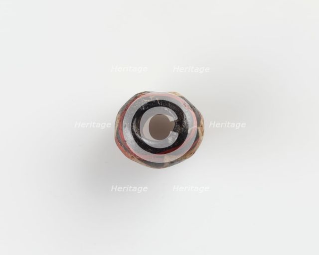 Bead, with a large bore, 6th century. Creator: Unknown.