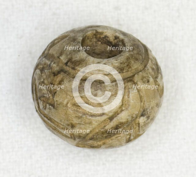 Bead with Cartouche of Amenemhat, Egypt, Middle Kingdom, Dynasty 12 (about 1985-1773 BCE). Creator: Unknown.