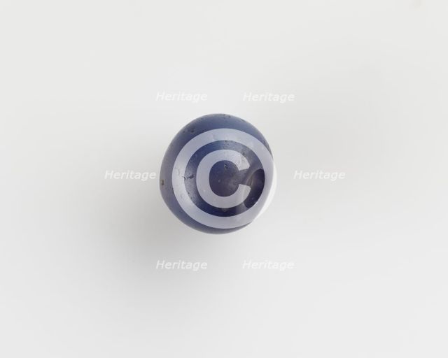 Bead, with inturning bore, Roman period, late 4th-6th century. Creator: Unknown.