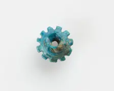 Bead, with lobed shoulder, New Kingdom, 1550-1196 BCE. Creator: Unknown