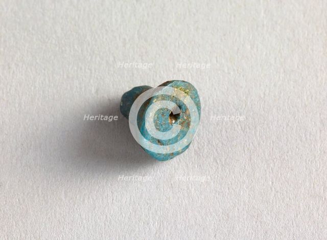 Bead, bell-shaped, New Kingdom, 1550-1196 BCE. Creator: Unknown.