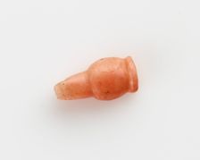 Bead; bottle form, New Kingdom, 1550-1196 BCE. Creator: Unknown