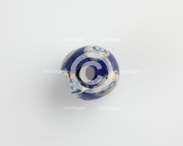 Bead. Chipped, Late Period, 6th-5th century BCE. Creator: Unknown.