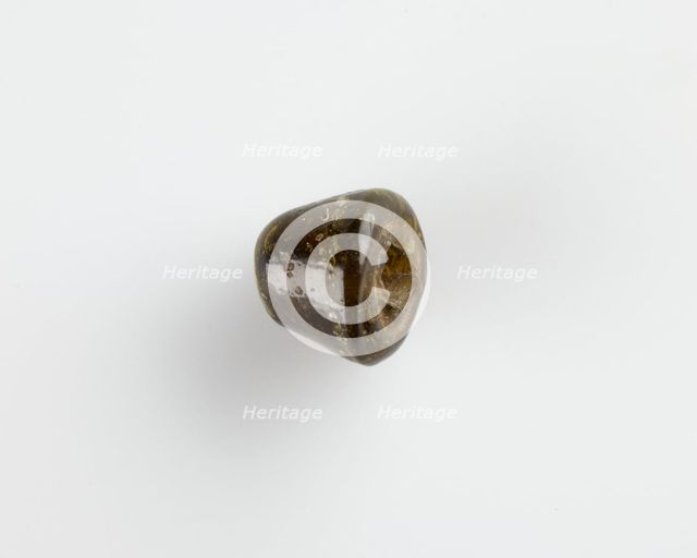 Bead, conical, New Kingdom, 1550-1196 BCE. Creator: Unknown.