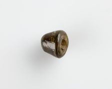 Bead, conical, New Kingdom, 1550-1196 BCE. Creator: Unknown