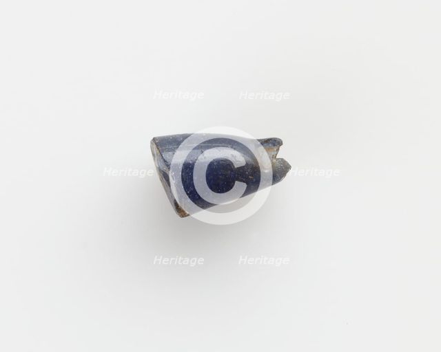 Bead, conical, New Kingdom, 1550-1196 BCE. Creator: Unknown.