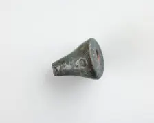 Bead, conical; tip broken, New Kingdom, 1550-1196 BCE. Creator: Unknown