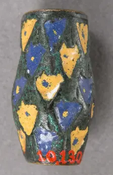 Bead, Coptic, 4th-7th century. Creator: Unknown