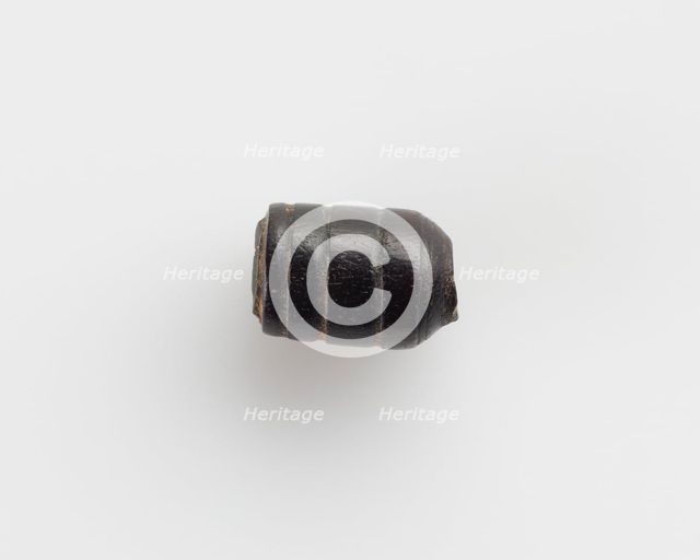Bead, cylindrical, 4th century. Creator: Unknown.