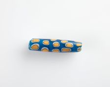 Bead, cylindrical; longitudinal bore, Ptolemaic Dynasty or Roman Period, 305 BCE-14 CE. Creator: Unknown