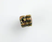 Bead, double disk (fastened with red wax), Ptolemaic Dynasty, 305-30 BCE. Creator: Unknown