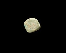 Bead; double disk, New Kingdom, 1550-1196 BCE. Creator: Unknown
